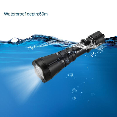 

High Brightness LIXADA LED Flashlight 4800LM 8-Mode T6 Diving Underwater Outdoor Waterproof 60m Torch Light Lamp