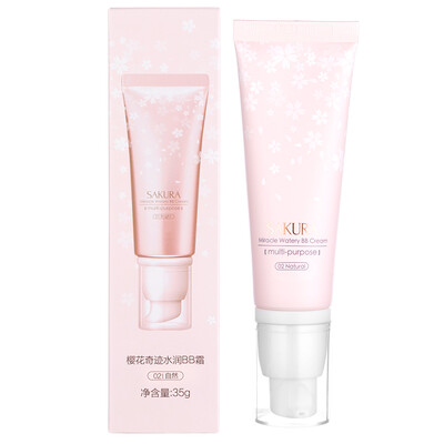 

MINISO Cherry Blossom Miracle Hydra Bronze Isolation Concealer Nude makeup BB Cream Female 02 Natural