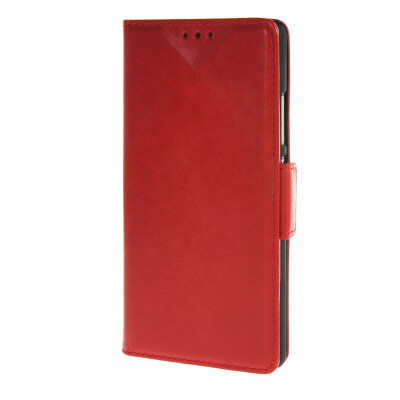 

MOONCASE Huawei Ascend P8 чехол кожи нефти Кожа Флип карты Бумажник Слот Кронштейн обложка чехол красный