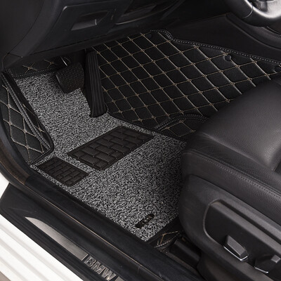 

O beautiful AYM full surrounded by wire car mat Toyota Corolla dedicated elegant black gray