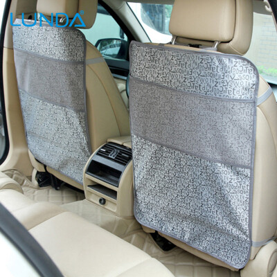 

LUNDA Kick Mats Back Seat Protectors Storage Organizer Pocket Case Cover For Children Kick Mats Waterproof Car Seat Covers