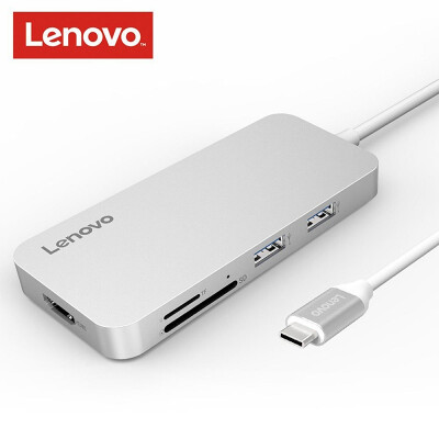 

Lenovo USB Type-C to 4K HD Adapter USB C Hub Type-C to USB 30 20 Converters Cable SD TF Card Reader