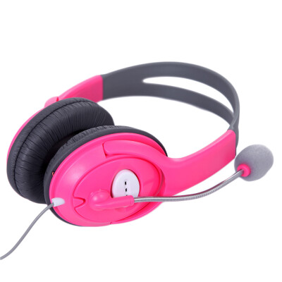 

New Pink Headset Headphone With Mic For Xbox 360 Live Wireless Controller Pink&Grey