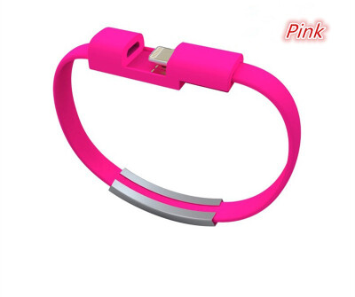 

Bracelet Charger Cable for iPhone 5 5c 5s 6 6 Plus iPad Mini 3 4 IOS Sync Data Short Line