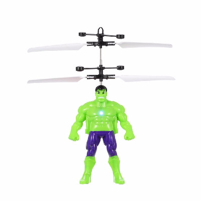 

Kids Toy Cool Flying Cartoon Figure Based Electric Ball Helicopter Infrared Induction Toy Drone Lamp