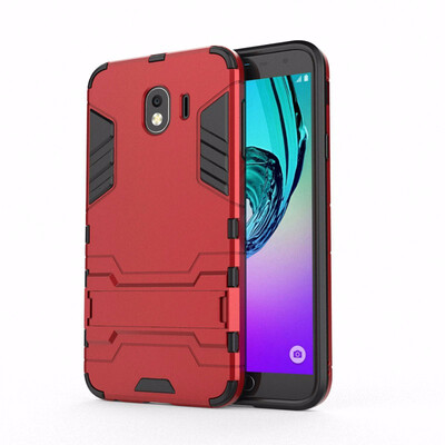 

WIERSS Shockproof Hard Phone Case for Samsung Galaxy J4 2018 J400 SM-J400F J400G 55" Combo Armor Case Back Cover Fundas Capa