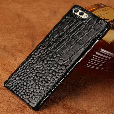 

Genuine Leather Phone Case For Huawei Honor V10 Crocodile Texture Back Cover For P9 P10 Plus Mate 9 10 Cases