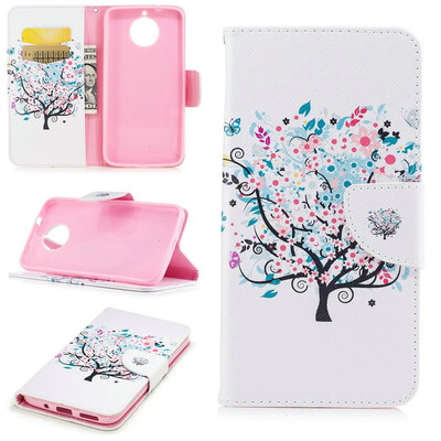 

BEFOSPEY Painting PU LeatherSoft TPU Card Slot Stand Wallet Case For Motorola Moto G5S Plus 55"2017