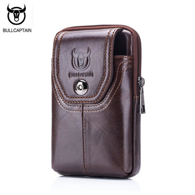 

BULL CAPTAIN 2018 MENS leather BELT WAIST bag military Fanny PACK molle small money phone WAIST PACK bum pouch PURSE 007