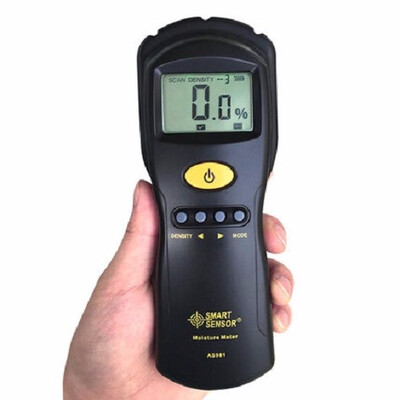 

SmartSensor AS981 Digital Hygrometer Moisture Meter Wood Cardboard Lumber Concrete Buildings Humidity Detector Tester