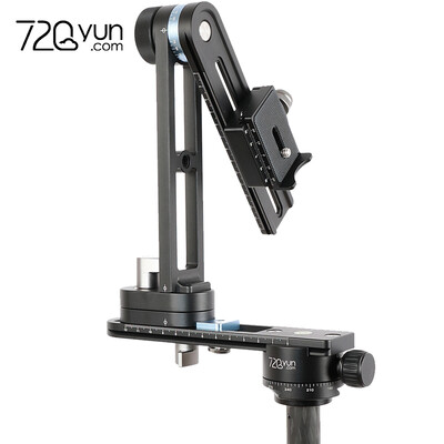 

720 cloud multi-axis spherical panoramic PTZ camera tripod Nikon Canon digital SLR Sony micro single 720 four generation PTZ black