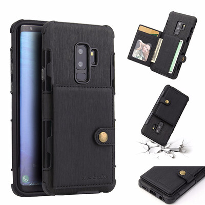 

SHS Phone Case For LG V30 Fashion Concise Leather Wire Drawing Multifunction Purse