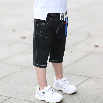 

Summer 2018 new style children&39s wear trousers for boys&girls casual&casual side band jeans for boys