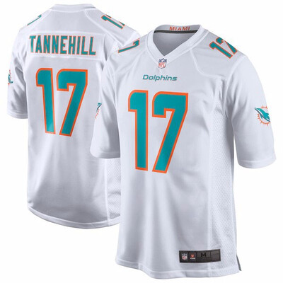 

Mens Miami Dolphins Ryan Tannehill Nike White New 2018 Game Jersey