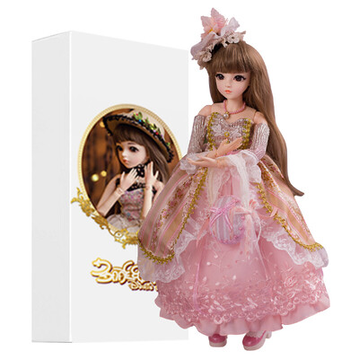 

Doris Katie doll SDBJD doll joint Barbie doll set 60 cm 3 points change makeup dress doll girl toy princess wedding bride gift Ivya