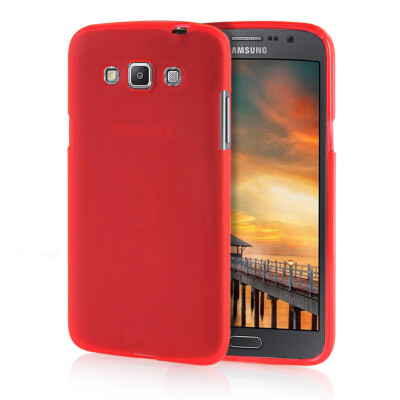 

MOONCASE Transparent Soft Flexible Silicone Gel TPU Skin Shell Back ЧЕХОЛ ДЛЯ Samsung Galaxy Grand Max G7200 Red