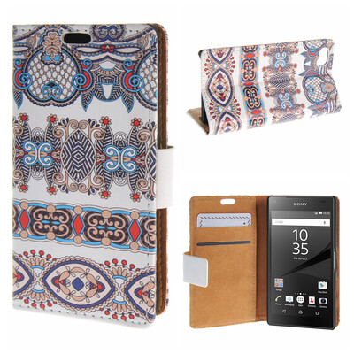 

MOONCASE Sony Xperia Z5 Compact ( Z5 Mini ) ЧЕХОЛ ДЛЯ Flip Leather Foldable Stand Feature [Pattern series] /a13