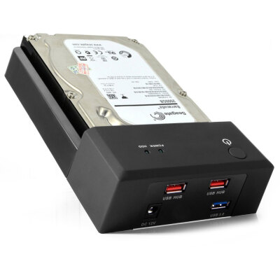 

Горизонтальные USB 3.0 Док-станция для HDD с 2-портовый USB 2.0 концентратор