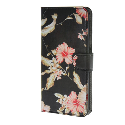 

MOONCASE Case for Samsung Galaxy A8 Pattern series Leather Flip Wallet Card Slot Stand Back Cover