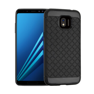 

Goowiiz Luxury Phone Case For Samsung Galaxy J2J2 Pro 2018 Ultra Thin Ventilation Grid Weave Soft Anti fall Full Protective