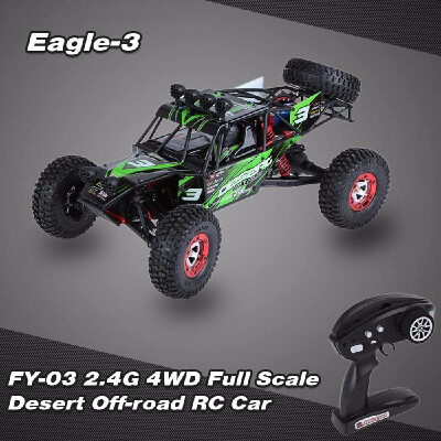 

Professioanl RC Truck Original FEIYUE FY-03 EAGLE-3 112 4WD 24G Full Scale Desert Off-road RC CarPSSurprise price for Black Da