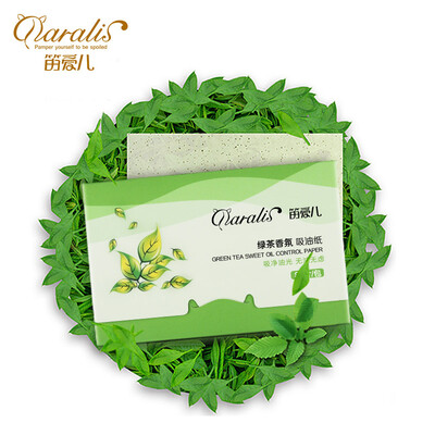 

1 Pack 80pcs Facial Absorbent Paper Oil Absorbing Sheet Oily Face Blotting Cleanser Lavender Rose Green Tea Bamboo Charcoal