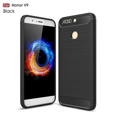 

Goowiiz Phone Case For Huawei Honor V98 Pro Fashion Slim Carbon Fiber TPU Soft Silicone Prevent falling