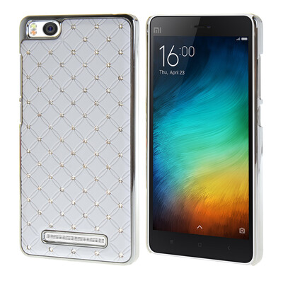 

MOONCASE Жесткий Хром горный хрусталь Bling Звезда обложка чехол для Xiaomi Райс 4i M4i MI4I (5,0 дюйма) Белый