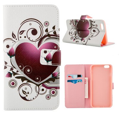 

MOONCASE ЧЕХОЛ ДЛЯ iPhone 6 Plus (5.5") Flip Leather Wallet Card Slot Foldable Stand Feature [Pattern series] /a07