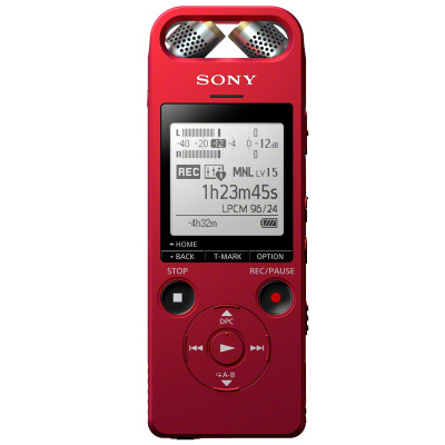 

Sony SONY ICD-SX2000 Hi-Res high-resolution stereo digital recording stick three-way microphone red