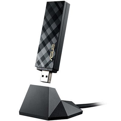 

ASUS USB-AC55 1300M AC dual-band low-emitter USB 30 wireless card with USB30 extension cable