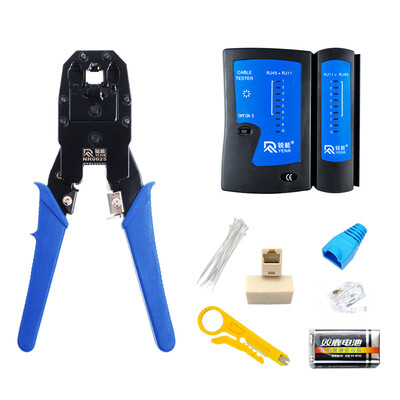 

RAYENR cable clamp network clamp network tester crystal head crimping tool network terminal clamp multi-purpose stripping pliers cable clamp set NR9009