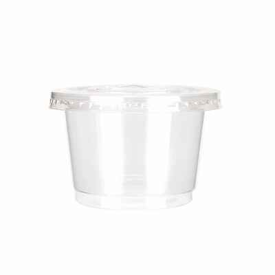 

OTOR Ice Cream Bowl Disposable Plastic Cup with Lid Take Away Food Container for Dessert Fast food Bento Soup 300250ml 100pcs