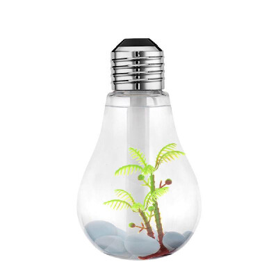 

400ml Colorful Landscape LED Night Light Bulb USB Mini Humidifier Micro Spray Hydrating Household Desktop Cool Mist Maker Sprayer