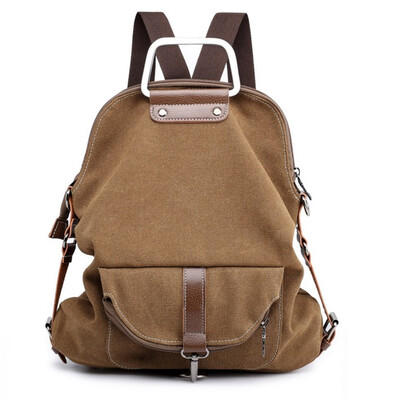 

Brand Women Bags Fashion Canvas Backpacks Korean Style Functional School Function Shoulder Handbag Leisure Travel Bags Shopping