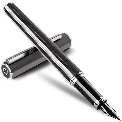 

Deli S676F Fountain Pen Metheus Series F-Type Nib Grey