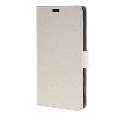 

MOONCASE Classical Multi Colored Leather Wallet Flip Card Slot Bracket Back Case Cover for Sony Xperia C4 White