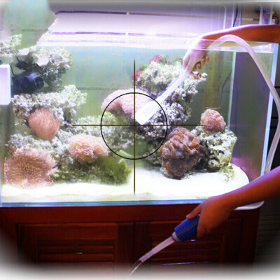 

Аквариум Чистая вода Вакуумная Изменить Гравий Очиститель Fish Tank Сифон насос