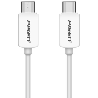 

PISEN Type-C/Micro USB/Lightning 3 в 1мобильный телефон зарядный кабель три многофункциональных зарядный кабель белый