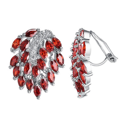 

Yoursfs Clip on Earrrings for Women Round Austrian Crystals Fashion Earrings
