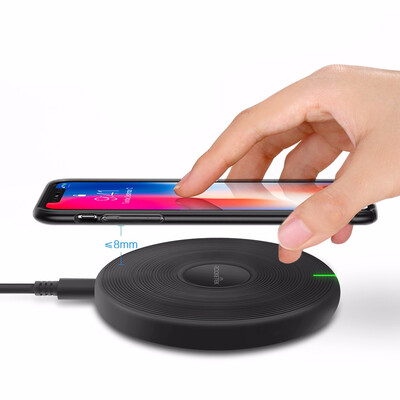 

Rocketek 10W Qi Wireless Charger for iPhone 8X Fast Wireless Chaging for Samsung S8 S7 Edge Nexus 5 Lumia 820 USB Charger Pad