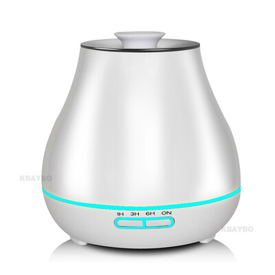 

400ml Aroma Essential Oil Diffuser Ultrasonic Air Humidifier with Wood Grain electric LED Lights aroma diffuser for home