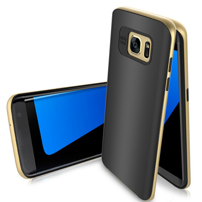 

KOOLIFE Samsung s7 край Hornet телефон оболочки защитный рукав популярные бренды силиконовый чехол / ободок все включено Корпус для Samsung S7edge (G9350) Тиран золота