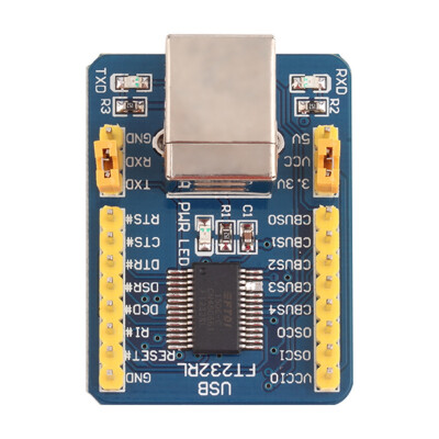 

FT232RL USB to TTL Serial Converter Adapter Module 5V and 3.3V For Arduino