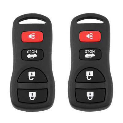 

2шт 4-кнопочный Shell Дело Keyless Entry дистанционного управления Брелок для Nissan