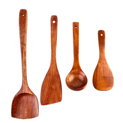 

Jia Chi wooden wood spade shovel spoon wood rice shovel shovel shovel spoon spoon four sets JC-MLT