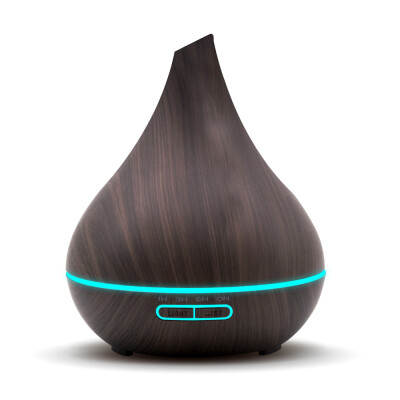 

TOMNEW 400ML Aircare Humidifiers Ultrasonic Timing Aroma Diffuser Aromatherapy Essential Oil Diffuser Wood Grain for Home Yoga