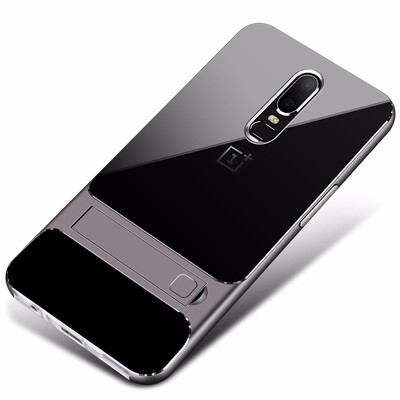 

Goowiiz Phone Case For OnePlus 3T55T6 Fashion Slim Shockproof Silicone TPU PC Hard Bracket
