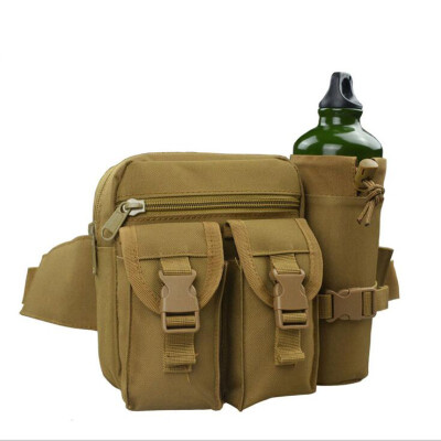 

Camouflage bag outdoor tactical pocket tactical mobile phone bag sports bottle purse multifunction Pocket Camping hiking Sports pa