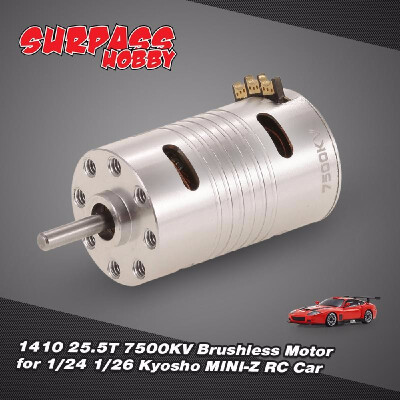 

SUPERPASS HOBBY 1410 255T 7500KV Brushless Motor for 124 126 Kyosho MINI-Z RC Car